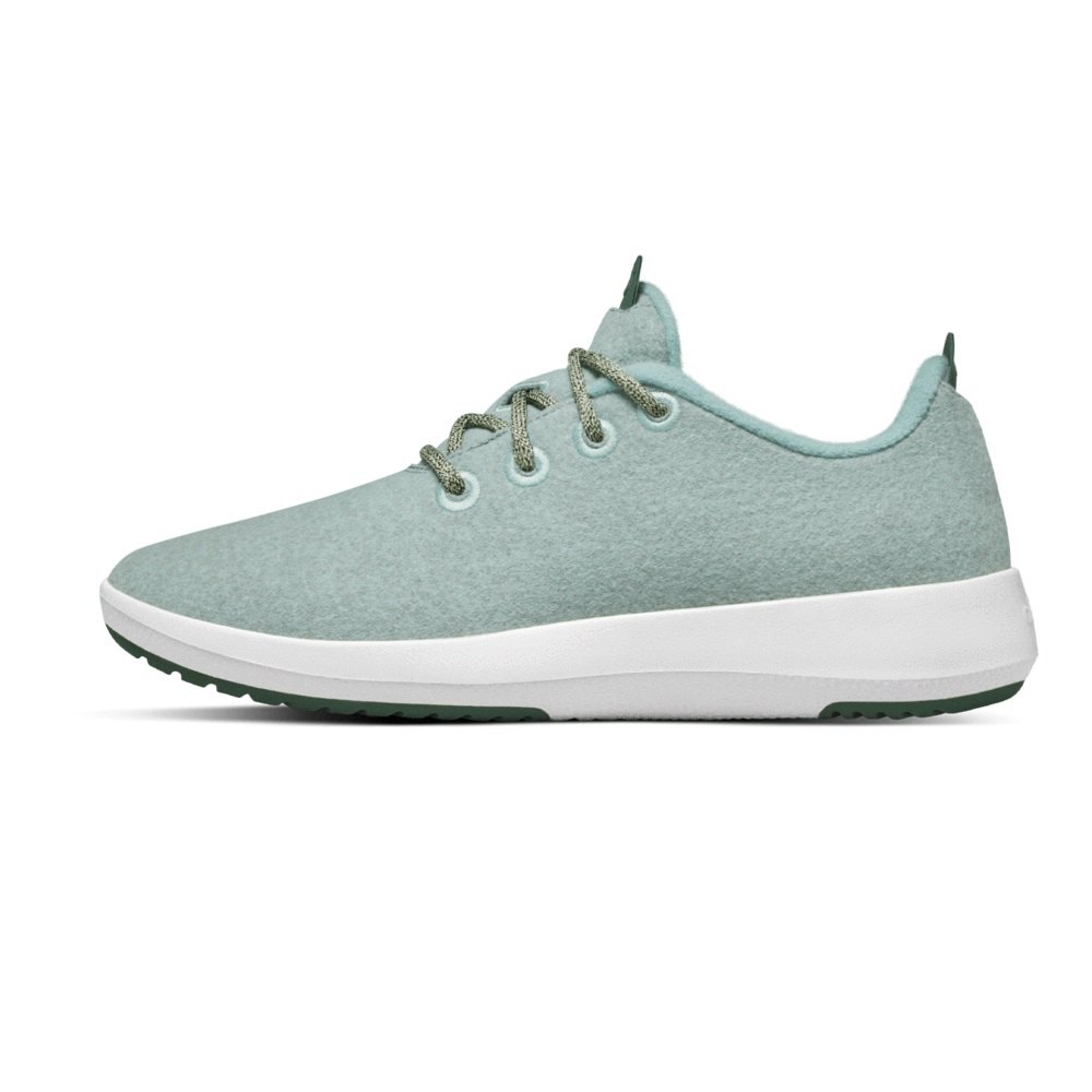 Allbirds Men\'s Wool Runner Mizzles - Sneakers Mint - EDX169254